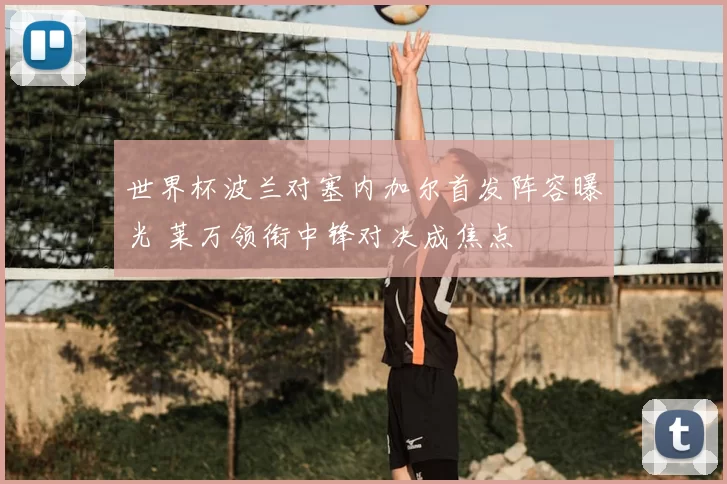 世界杯波兰对塞内加尔首发阵容曝光 莱万领衔中锋对决成焦点